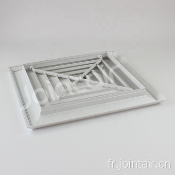 Diffuseur de plafond du plafond de bord d&#39;extrusion de ventilation